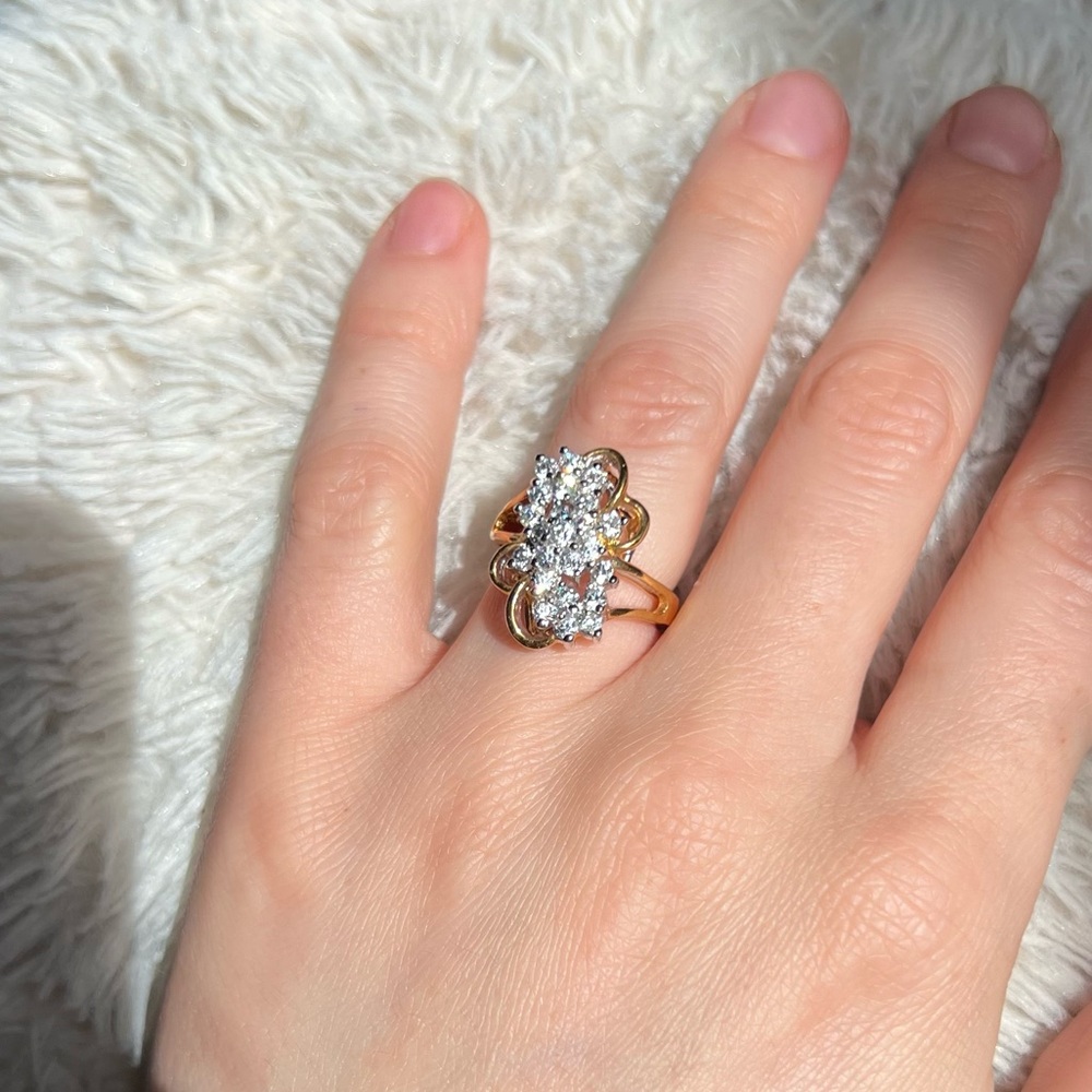 Waterfall Cluster Ring